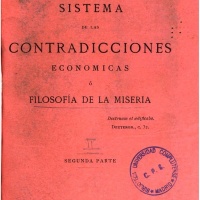 Pierre Joseph Proudhon - Sistema de las contradicciones económicas, o filosofía de la miseria